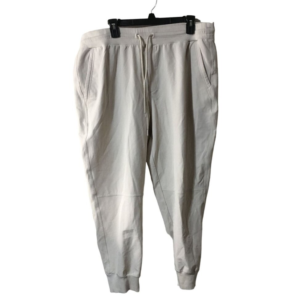 NEVER NOT HUSTLING STRETCH TECH QUICK DRY BEIGE JOGGERS MENS SIZE XL